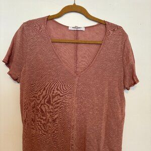 Project Social Oversized V-Neck Women's Top